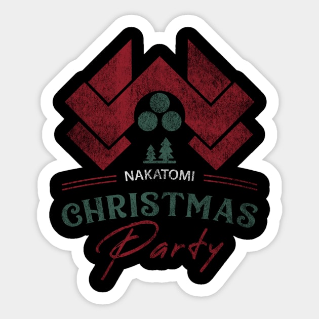 Nakatomi Christmas Party Sticker by Mollie